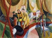 August Macke Circus oil